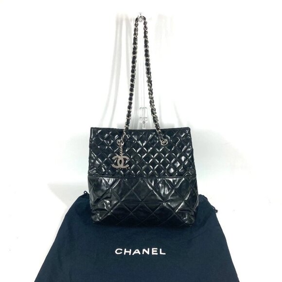 CHANEL Tote Bag Matelasse Chain CC Mark Shoulder Double Chain Bag Shoulder Bag - Picture 1 of 11